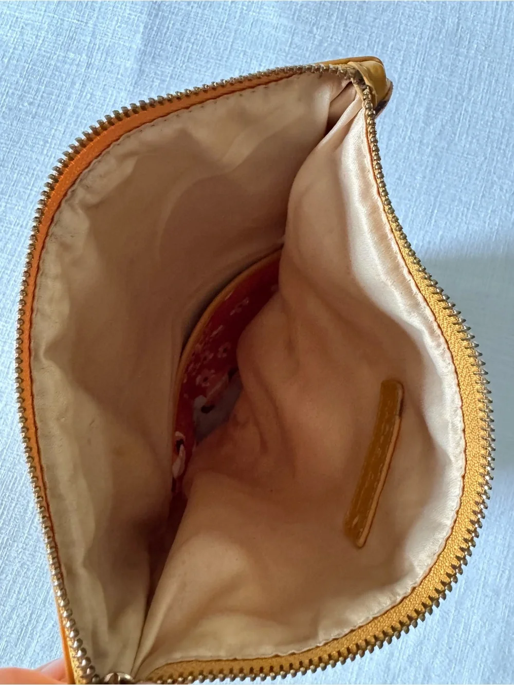 Rachel Pally Orange Floral Reversible Clutch